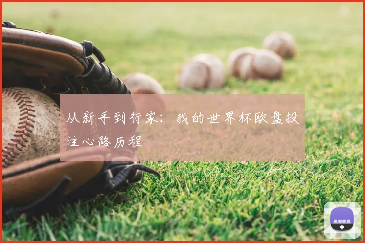 从新手到行家：我的世界杯欧盘投注心路历程
