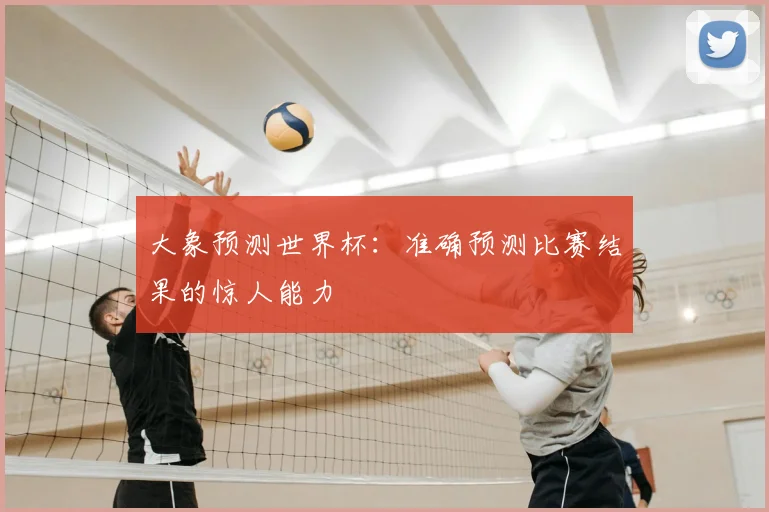 大象预测世界杯:准确预测比赛结果的惊人能力