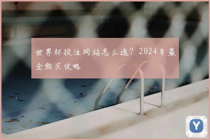 世界杯投注网站怎么选？2024年最全购买攻略
