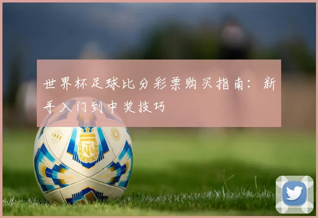 世界杯足球比分彩票购买指南:新手入门到中奖技巧